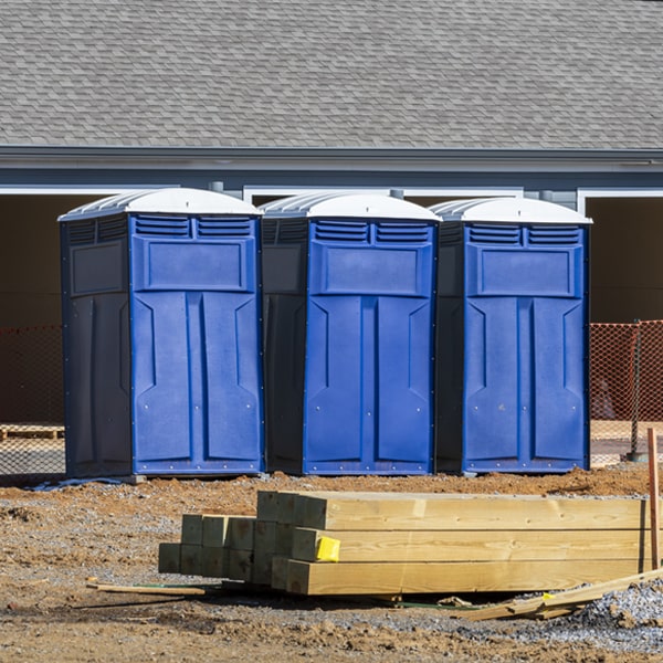 how often are the portable restrooms cleaned and serviced during a rental period in University Park TX